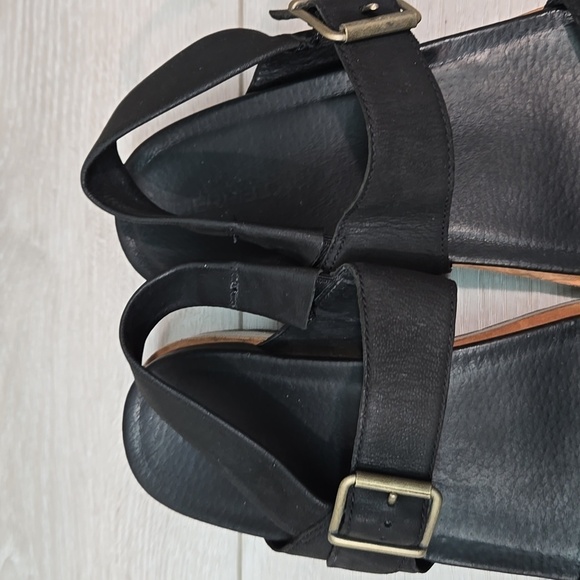 Merrell Women Juno Mid Zip Black Platform Sandals shoes sz 9 - Picture 6 of 12